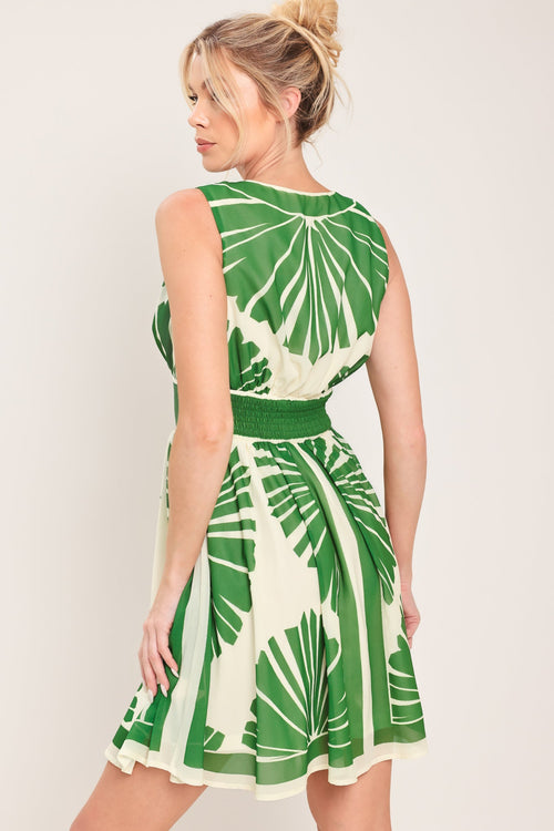 Flying Tomato IVORY GREEN DRESSES
