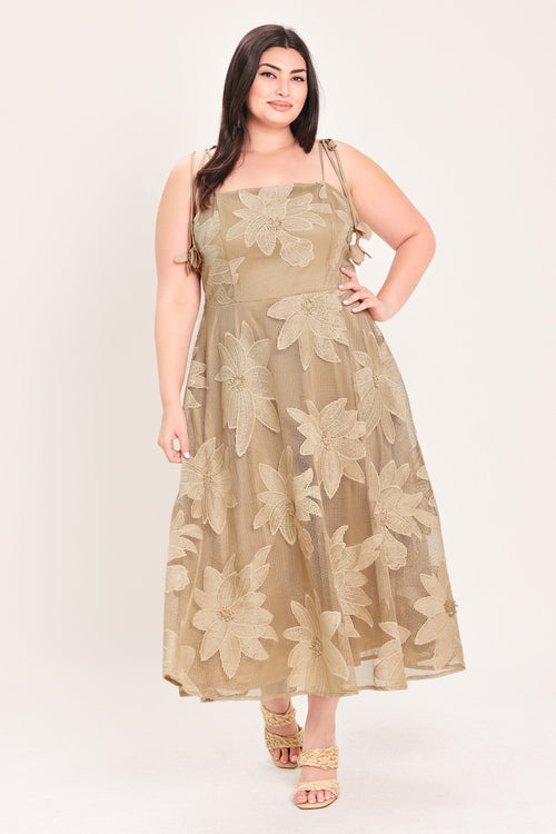 Flying Tomato TAN DRESSES