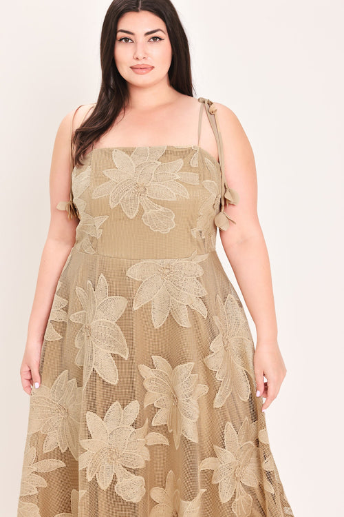 Flying Tomato TAN DRESSES