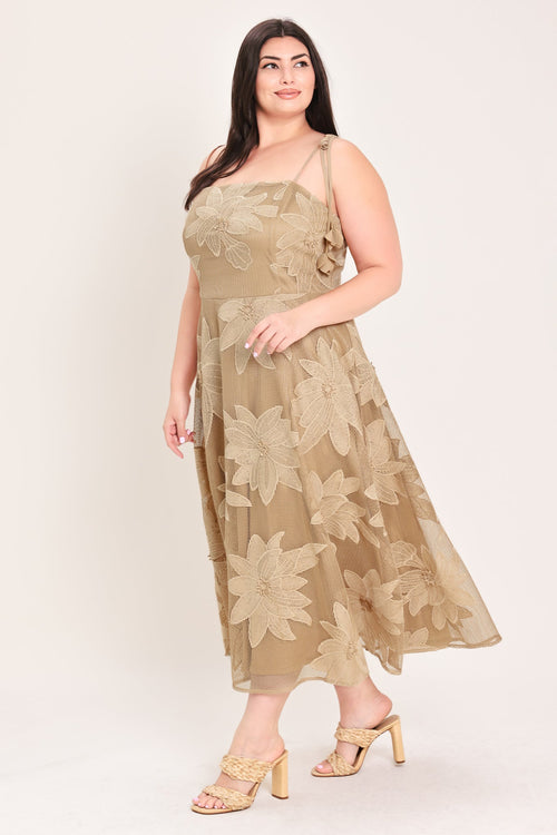Flying Tomato TAN DRESSES