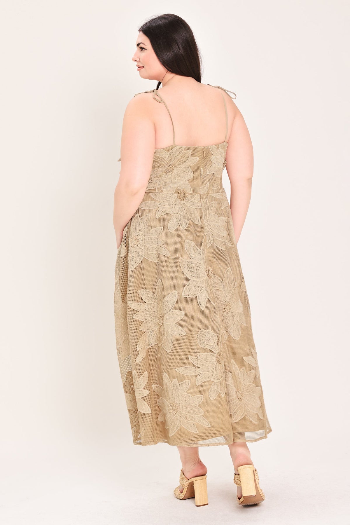 Flying Tomato TAN DRESSES