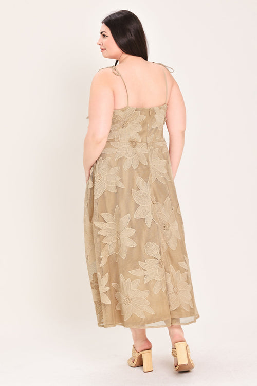 Flying Tomato TAN DRESSES