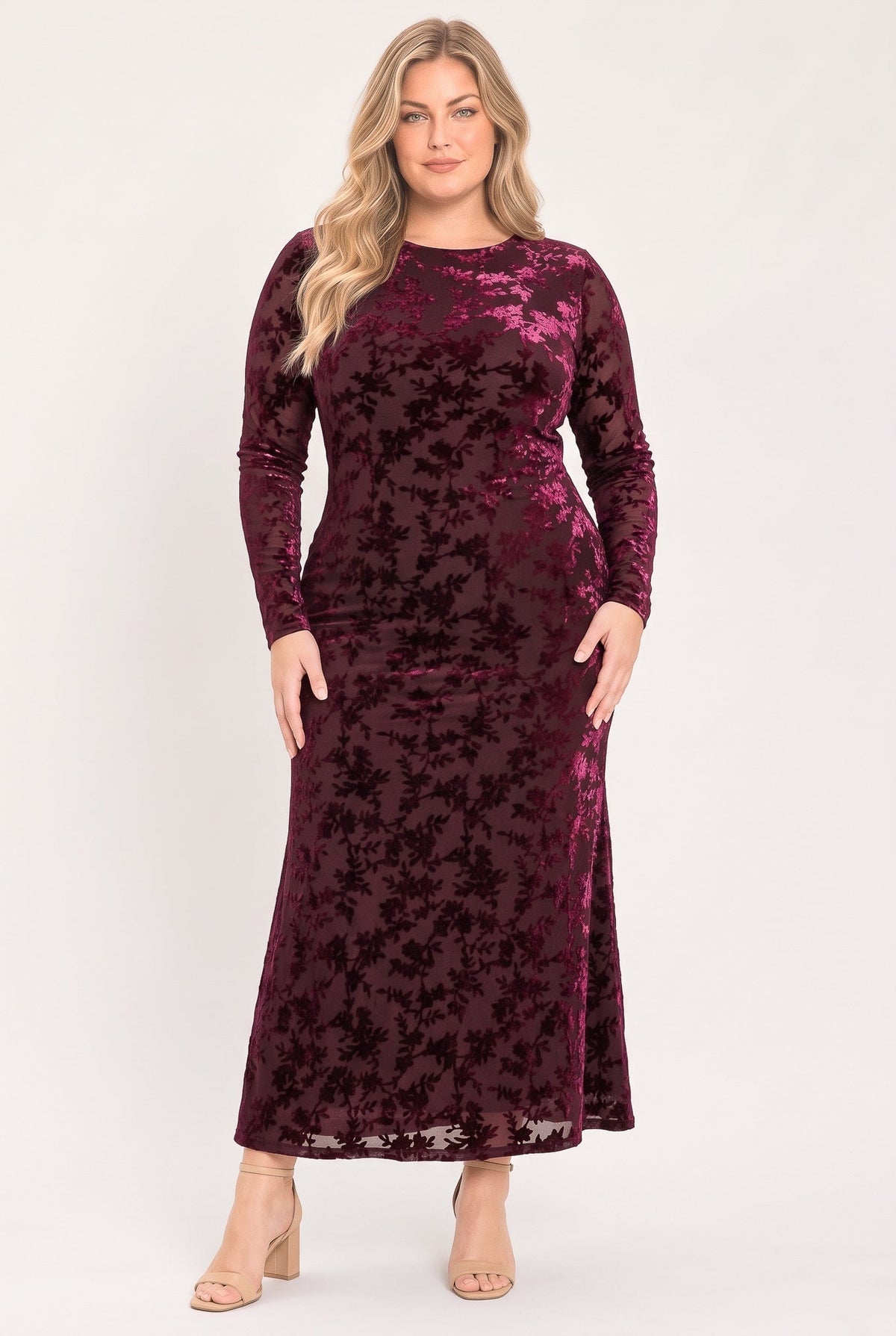 Flying Tomato BURGUNDY DRESSES