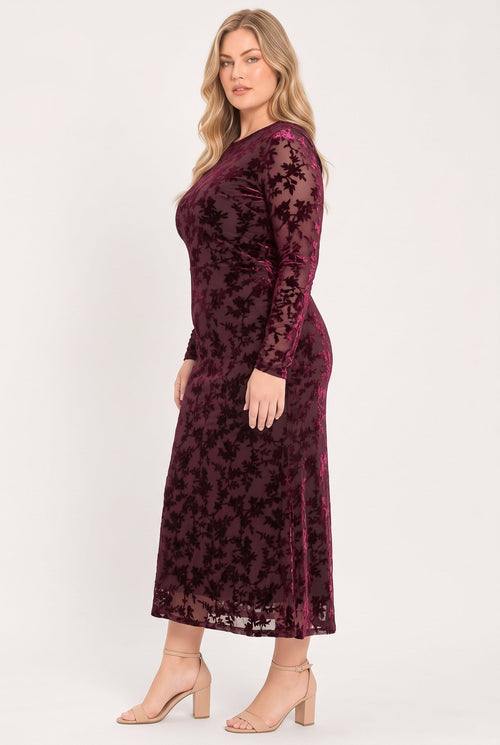 Flying Tomato BURGUNDY DRESSES