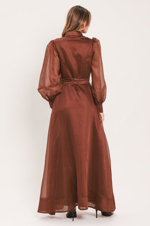 Flying Tomato BROWN DRESSES