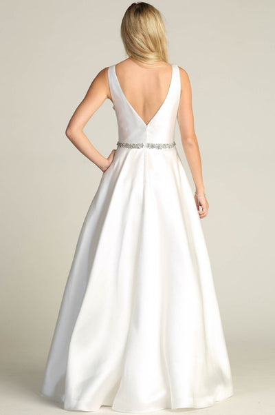 Chicas CC3021 Long Floor-Length Formal Style Taffeta Dress