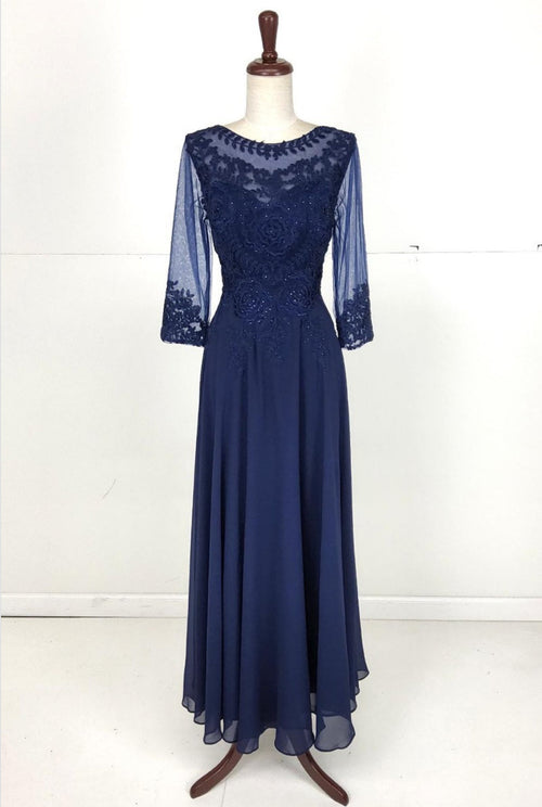 Chicas J024 Butterfly Floor-Length Long Chic Style Fabric Dress