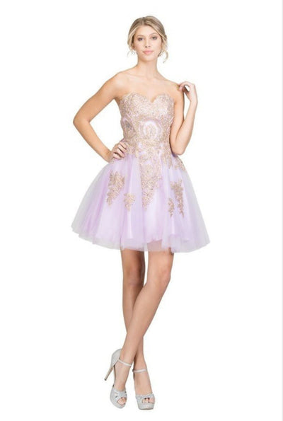 Chicas C3350 Butterfly Floor-Length Long Chic Style Fabric Dress