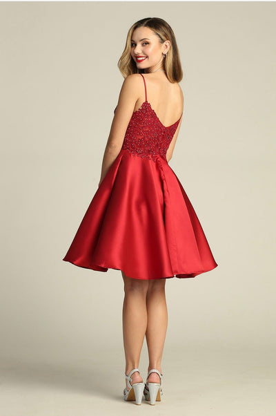 Chicas XR6008 Butterfly Floor-Length Long Chic Style Fabric Dress