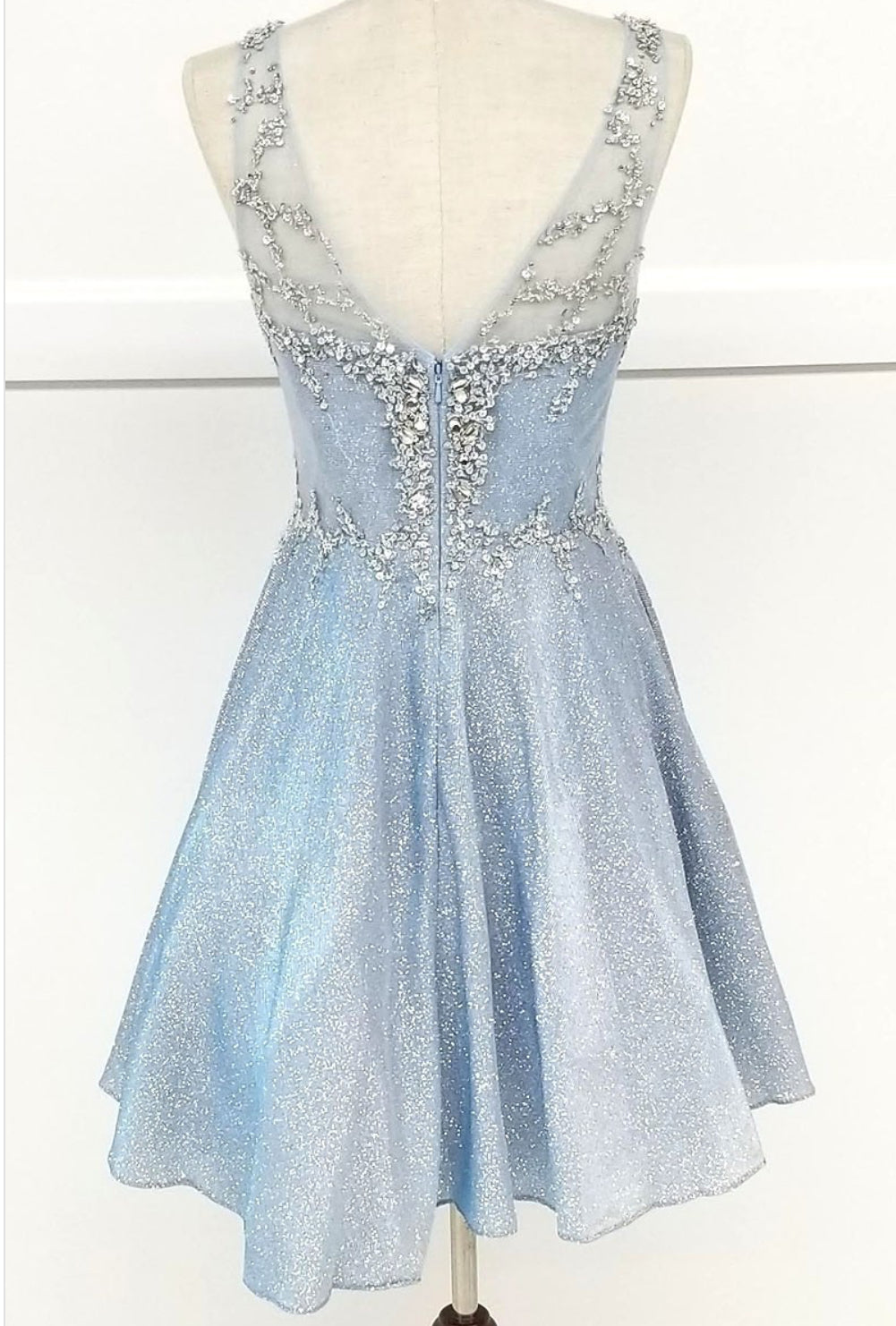 Chicas J003X Butterfly Floor-Length Long Chic Style Fabric Dress