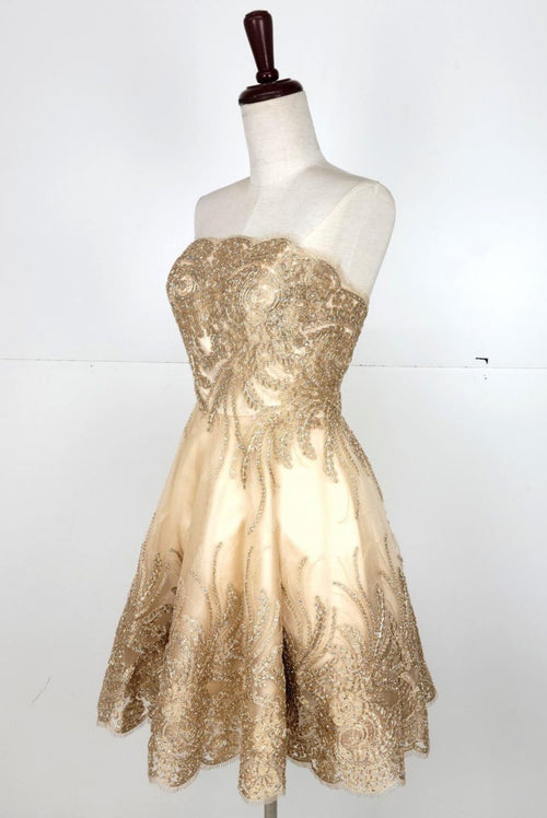 Chicas C1534 Butterfly Floor-Length Long Chic Style Fabric Dress