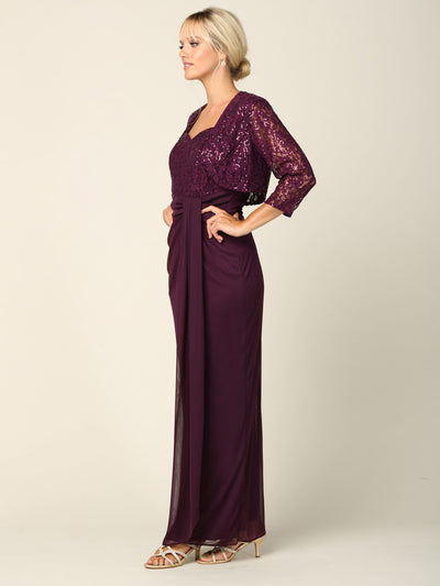 Long 2-Piece Bolero Dress for Mother of the Bride by Eva USA