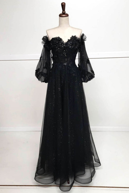 Chicas HF3096 A-Line Off-Shoulder Floral Maxi Style Fabric Dress