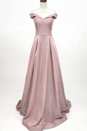 Chicas BT9017 Elegant Glitter Formal Blue BallDress Floor-Length Fabric Dress