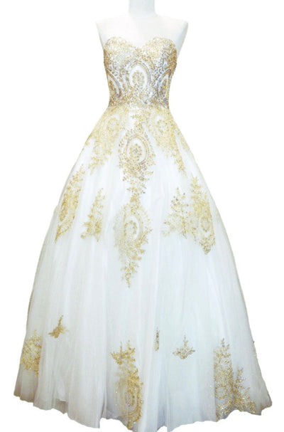 Chicas C0549 Royal BallDress Strapless Floor-Length Tulle Dress