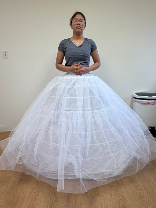 Crinoline 9 Hoop Skirt Petticoat for Quinceanera Dresses & Ball Gowns-New Collection