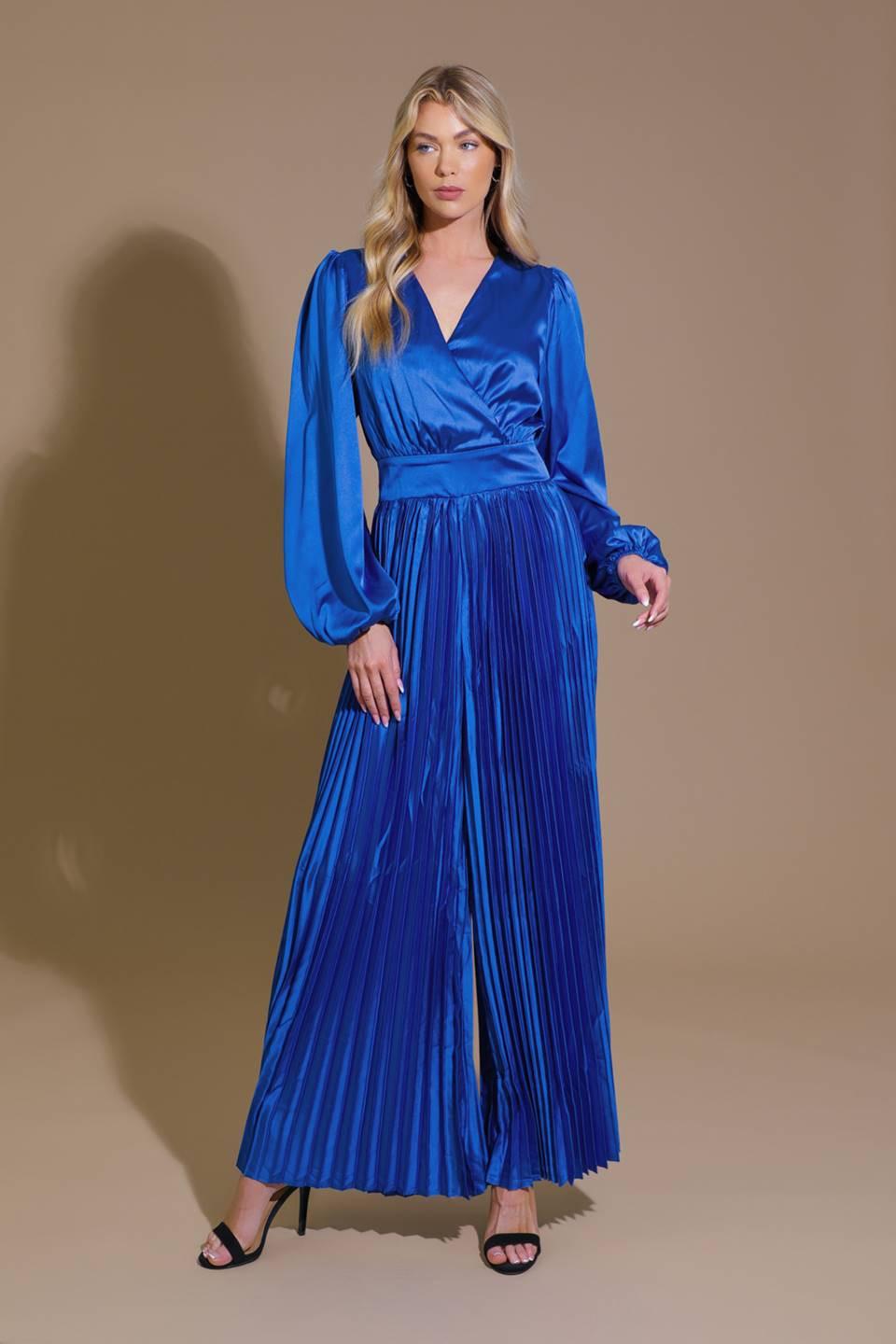 Flying Tomato BRIGHT BLUE JUMPSUIT