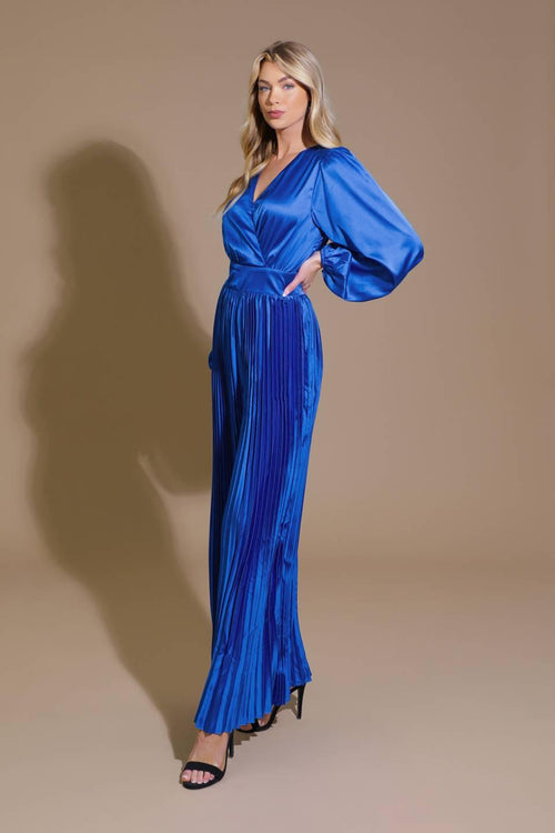 Flying Tomato BRIGHT BLUE JUMPSUIT