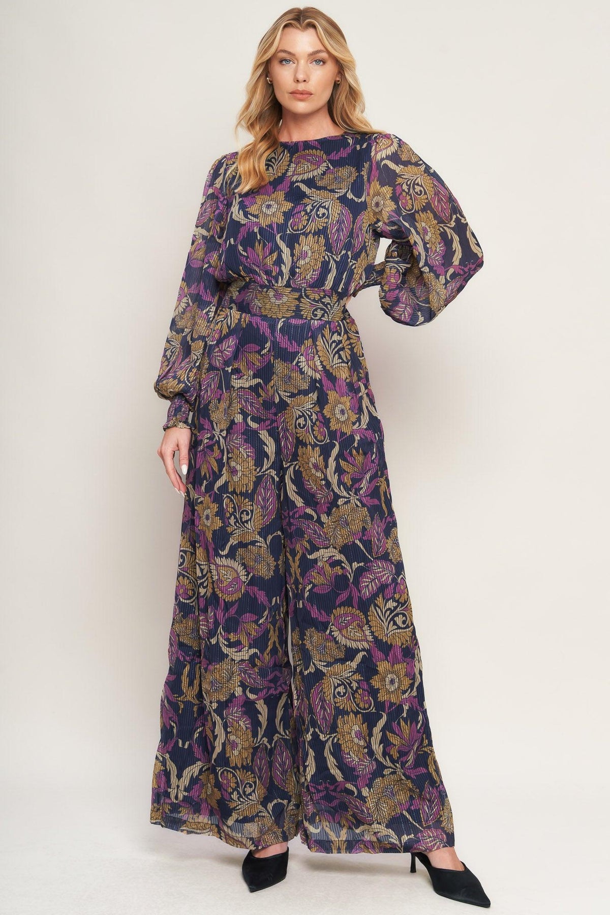Flying Tomato NAVY JUMPSUIT
