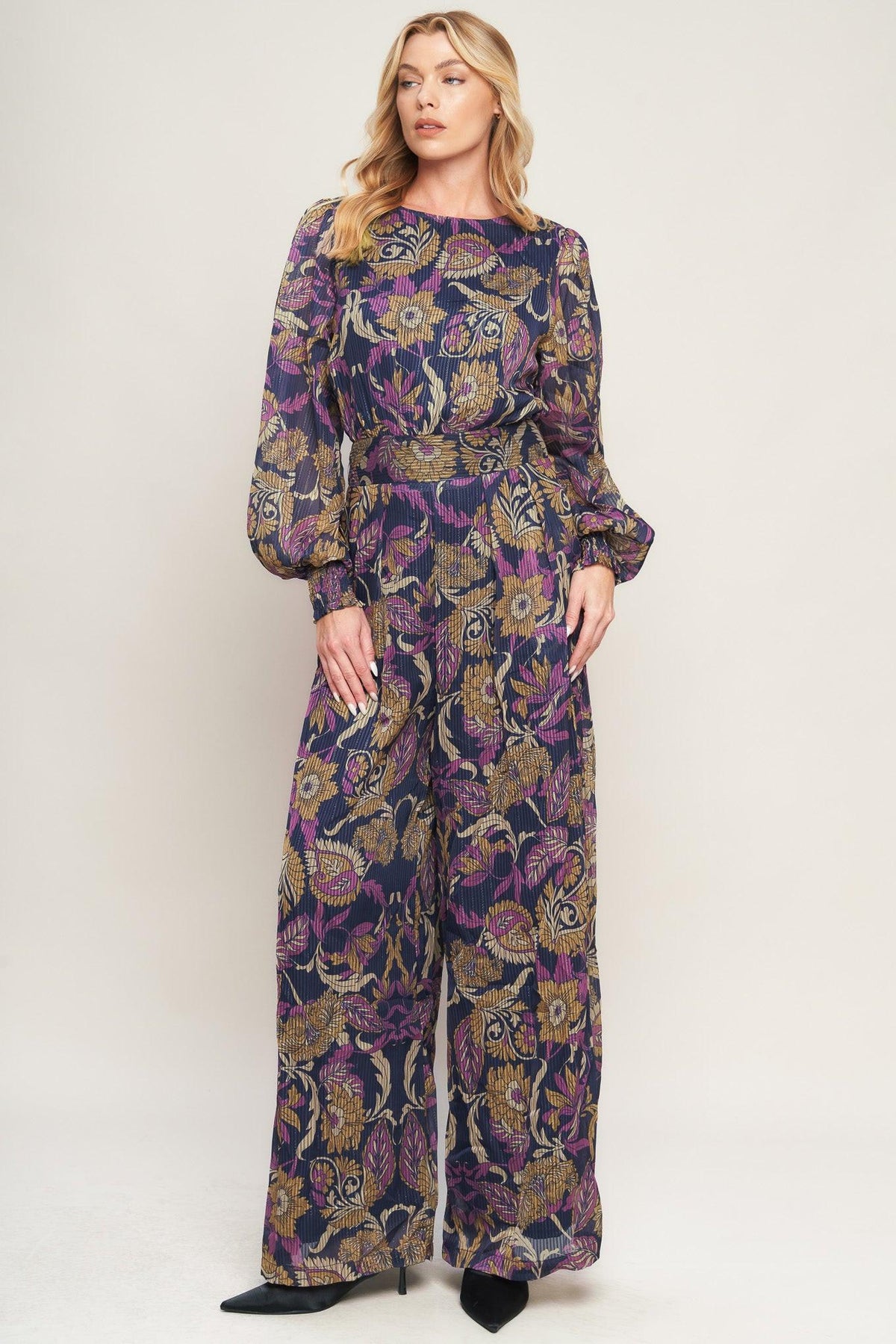 Flying Tomato NAVY JUMPSUIT