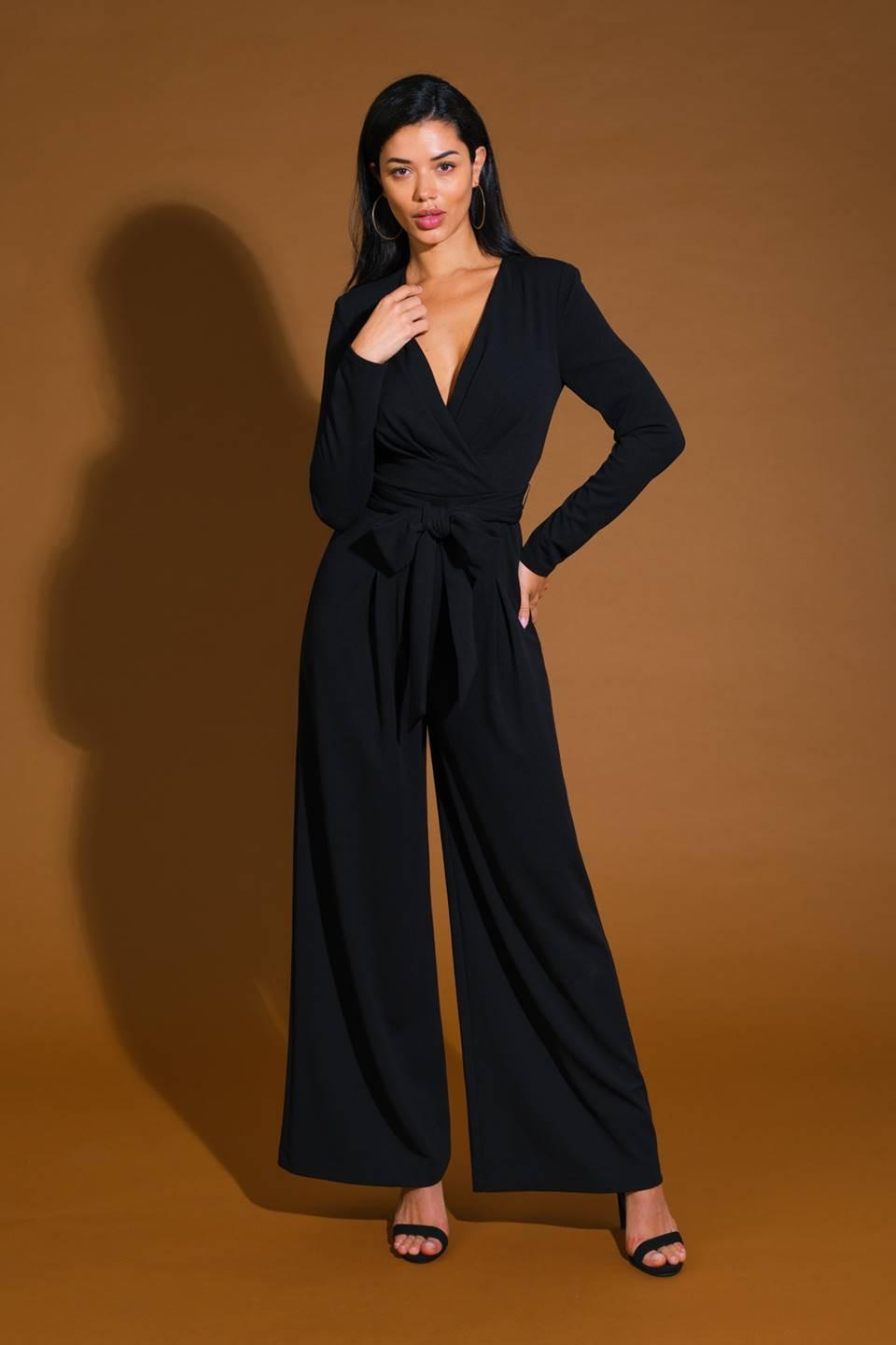 Flying Tomato BLACK JUMPSUIT