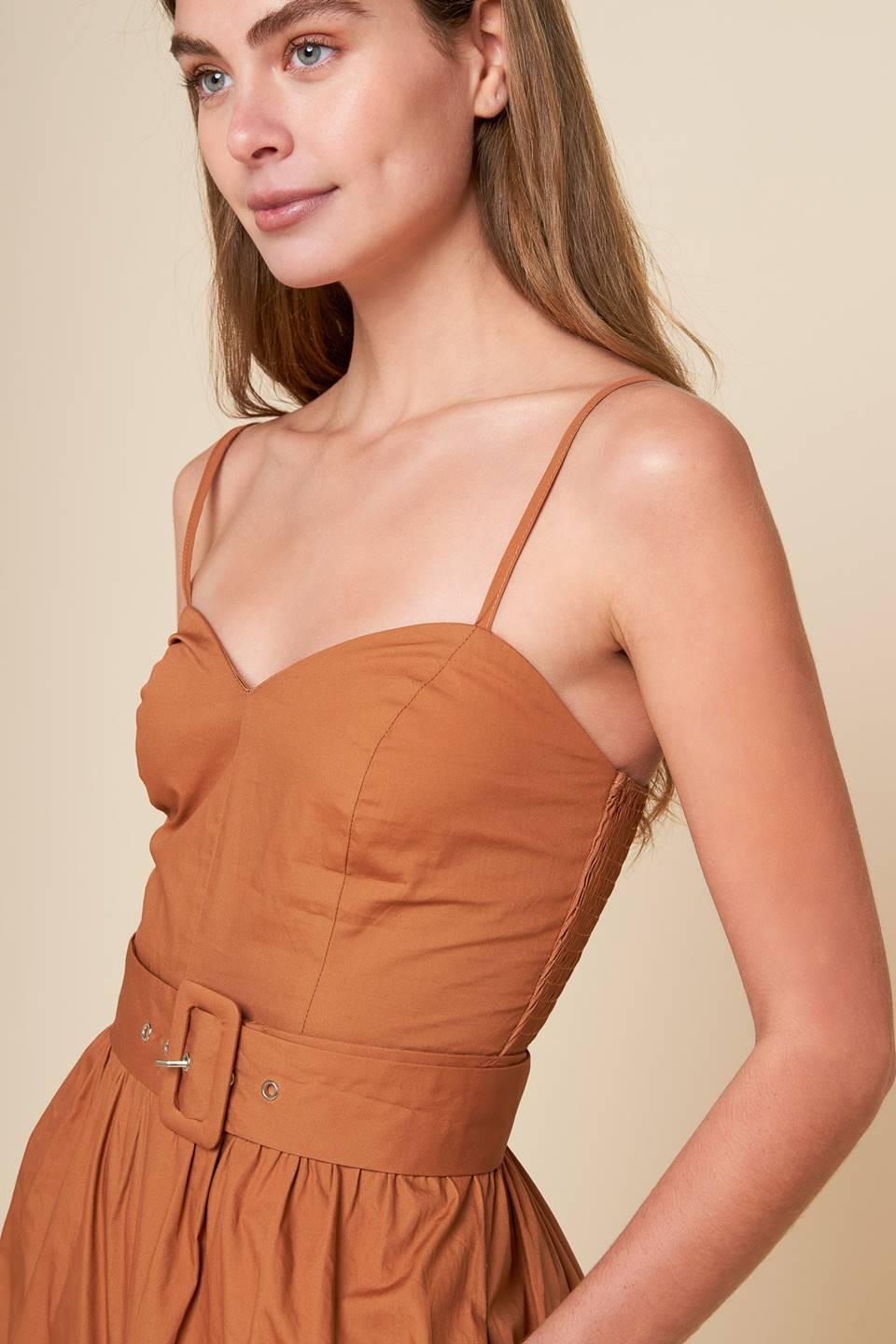 Flying Tomato BROWN JUMPSUIT