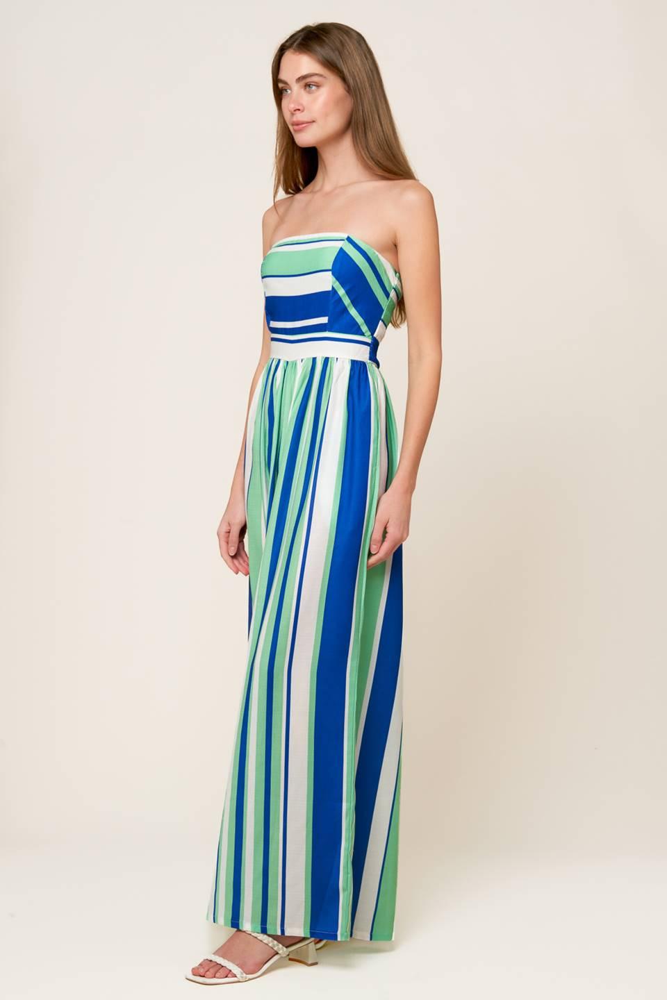 Flying Tomato NAVY/GREEN JUMPSUIT