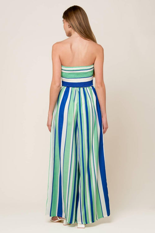 Flying Tomato NAVY/GREEN JUMPSUIT