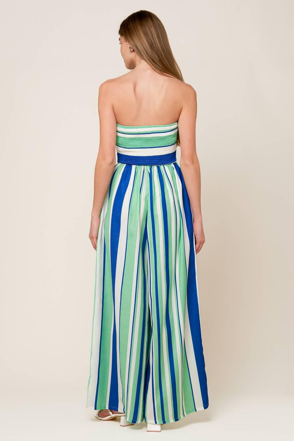 Flying Tomato NAVY/GREEN JUMPSUIT
