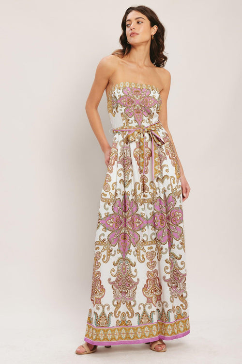 Flying Tomato OFF WHITE/PINK JUMPSUIT