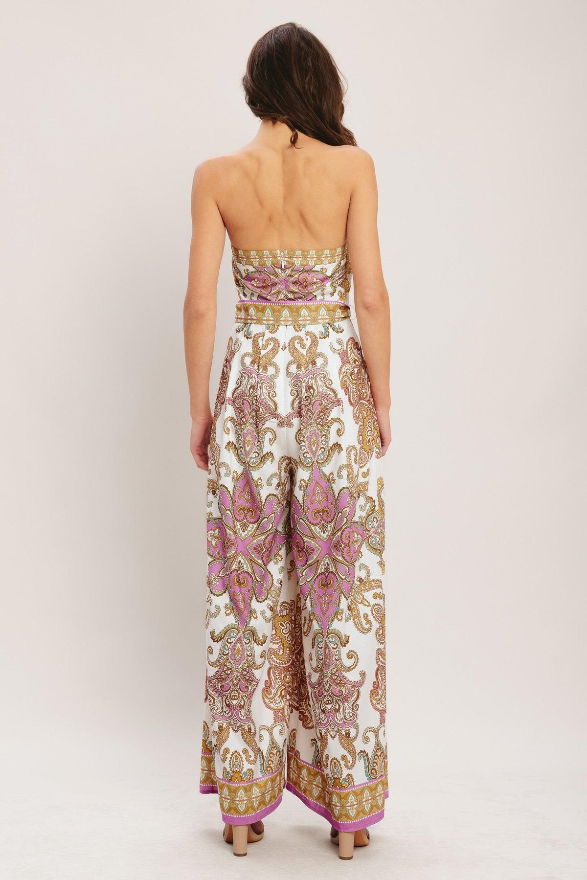 Flying Tomato OFF WHITE/PINK JUMPSUIT