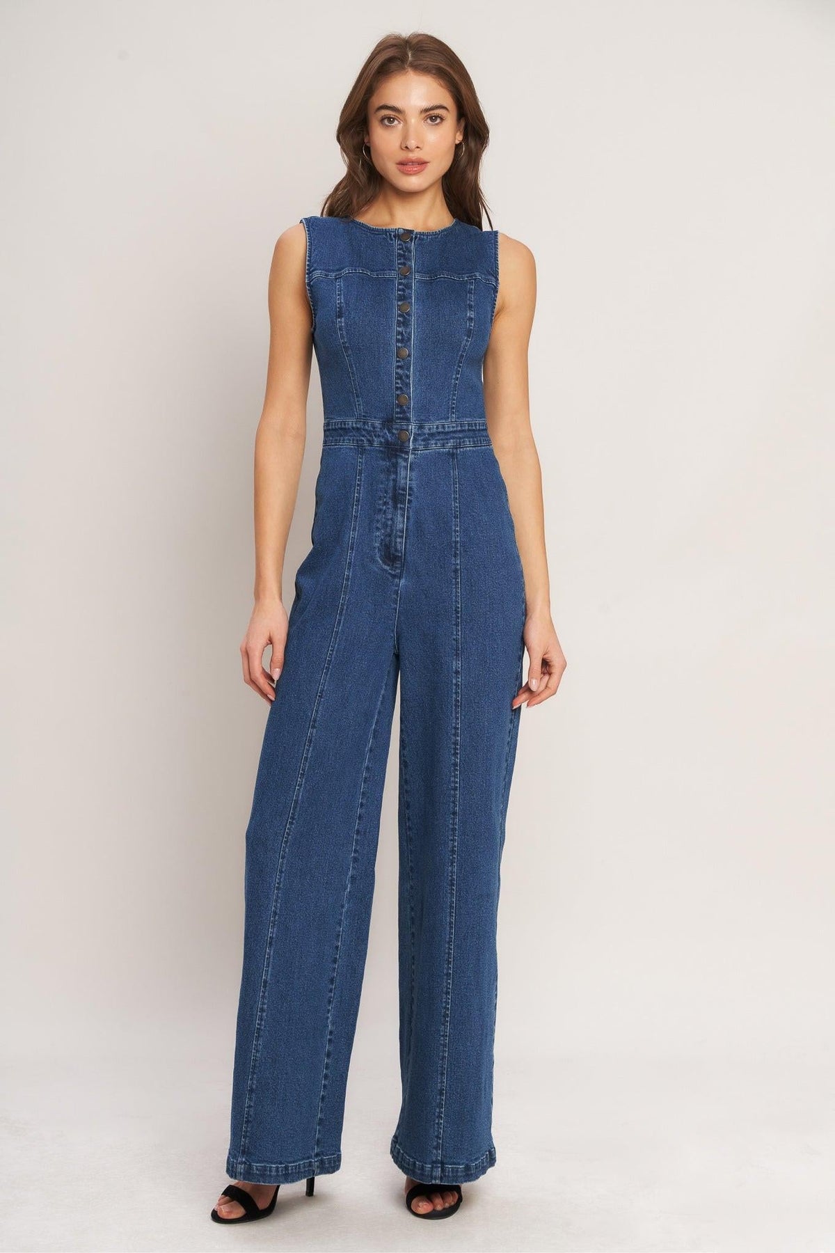 Flying Tomato MEDIUM INDIGO JUMPSUIT