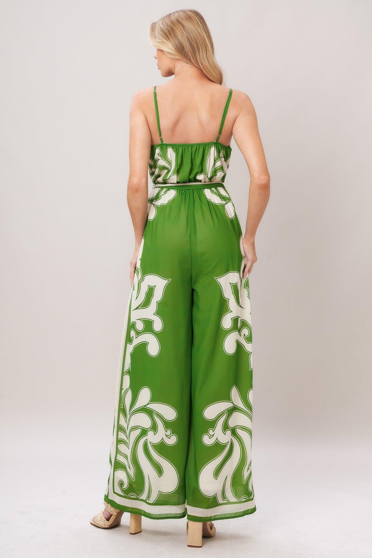 Flying Tomato GREEN/IVORY JUMPSUIT