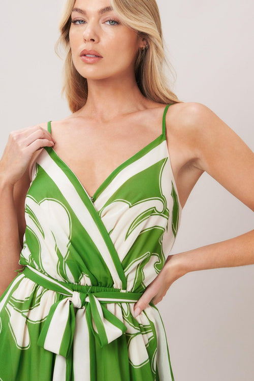 Flying Tomato GREEN/IVORY JUMPSUIT