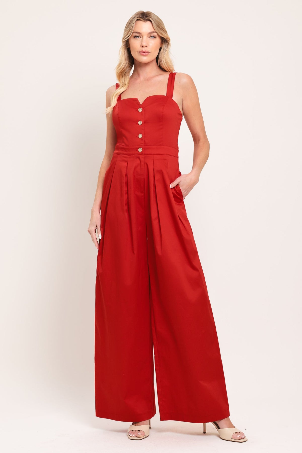 Flying Tomato RED JUMPSUIT