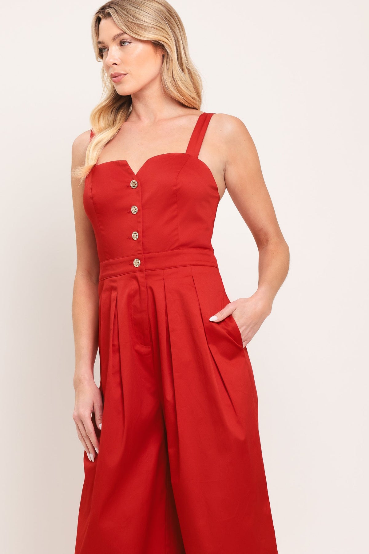 Flying Tomato RED JUMPSUIT