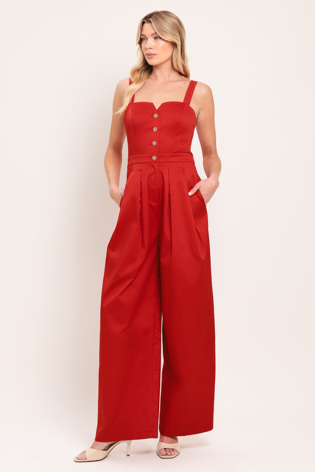 Flying Tomato RED JUMPSUIT