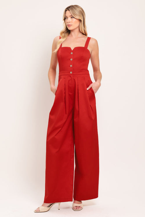 Flying Tomato RED JUMPSUIT