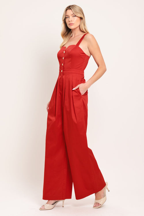 Flying Tomato RED JUMPSUIT