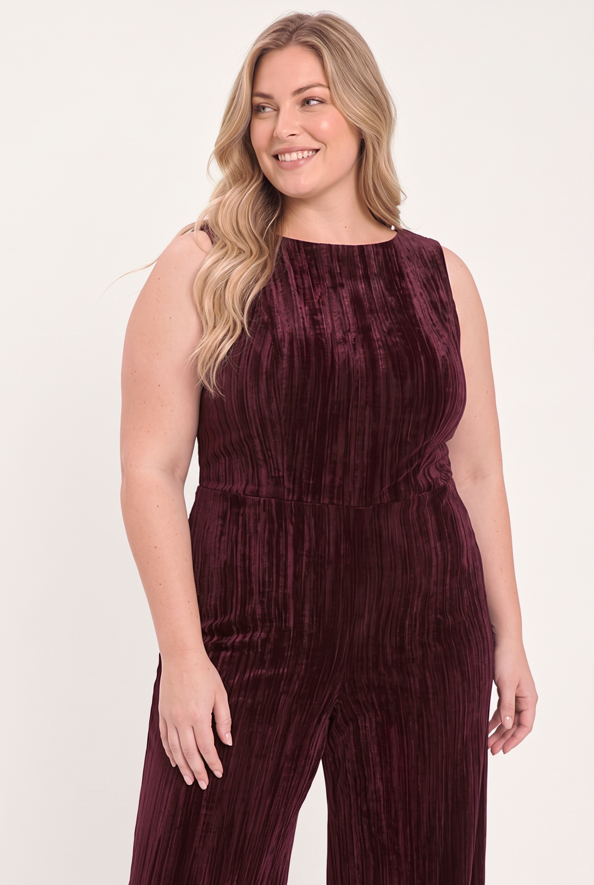 Flying Tomato BURGUNDY JUMPSUIT