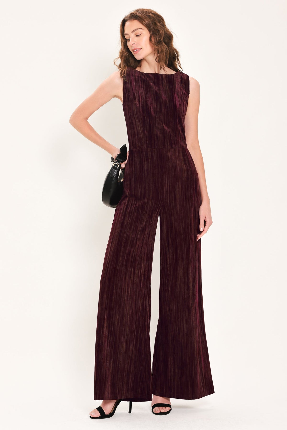 Flying Tomato BURGUNDY JUMPSUIT