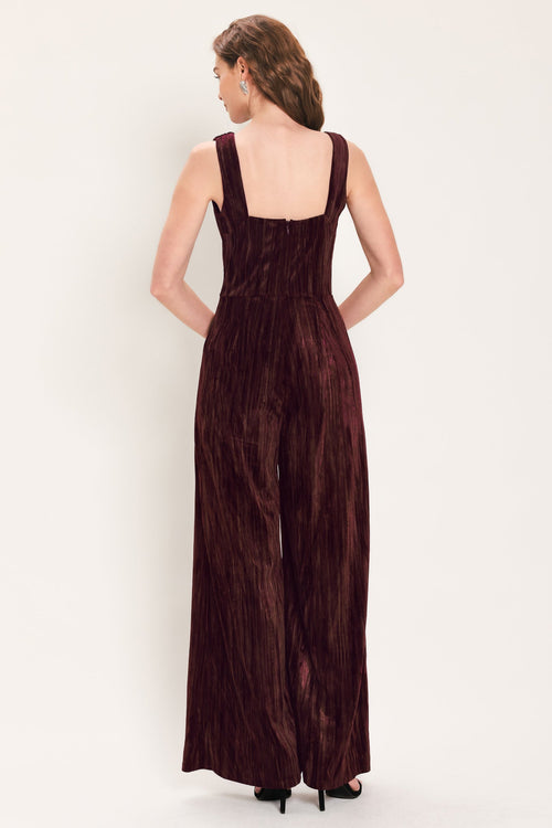 Flying Tomato BURGUNDY JUMPSUIT