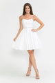 Vestido de graduación con tirantes finos y adornos de Lenovia 5261