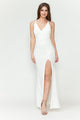 Wedding Dress V-Neck Ruched Mermaid Engagement Gown By Lenovia 5309