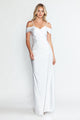 Vestidos de novia de corte tubo | Vestido de novia color marfil de 5320