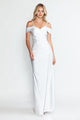 Wedding Dress Off The Shoulder Pleated Engagement Gown By Lenovia 5320