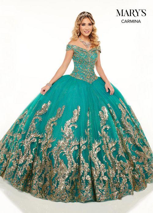 Off Shoulder Beaded Corset Tulle Ball Gown with Cape Quinceañera Dress by Rachel Allan MQ1075