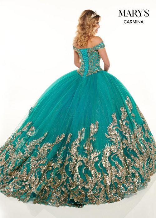 Off Shoulder Beaded Corset Tulle Ball Gown with Cape Quinceañera Dress by Rachel Allan MQ1075