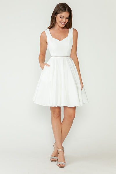 Cocktail Dress Sweetheart Embellished Hoco A-Line Gown By Lenovia 5259