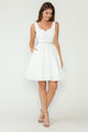 Vestido de cóctel con escote en forma de corazón y corte en A de Lenovia 5259
